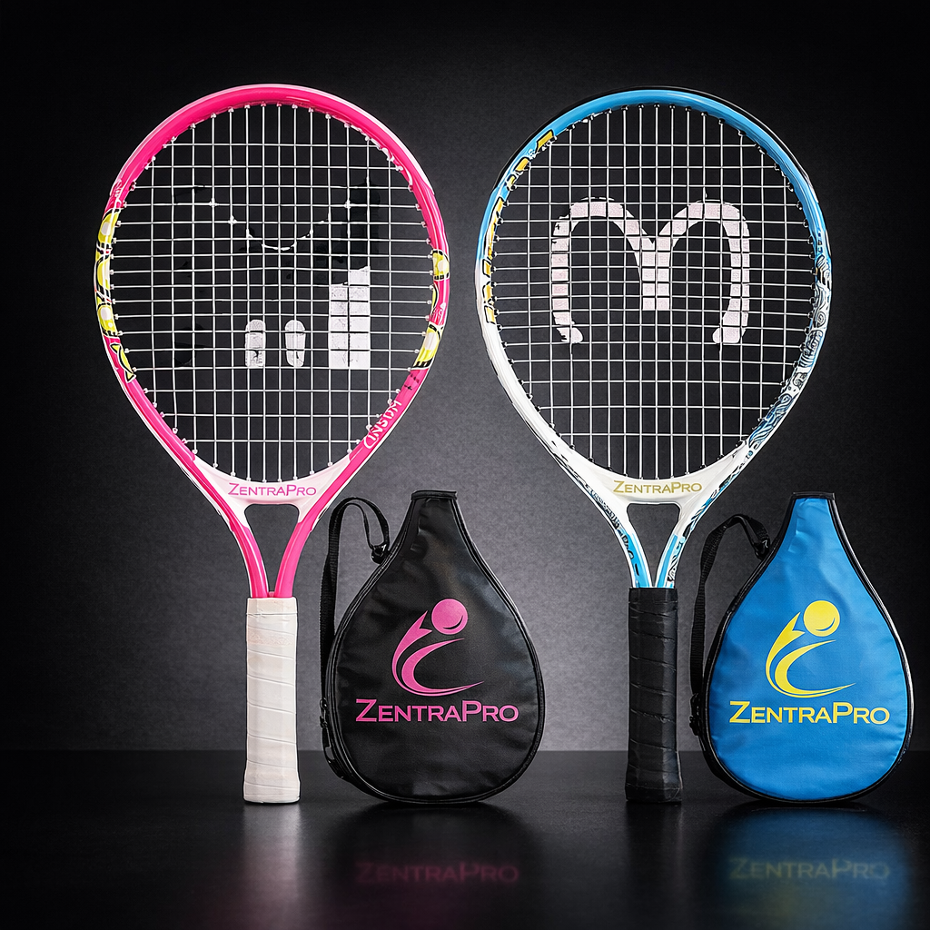 Deux raquettes de tennis pour enfant