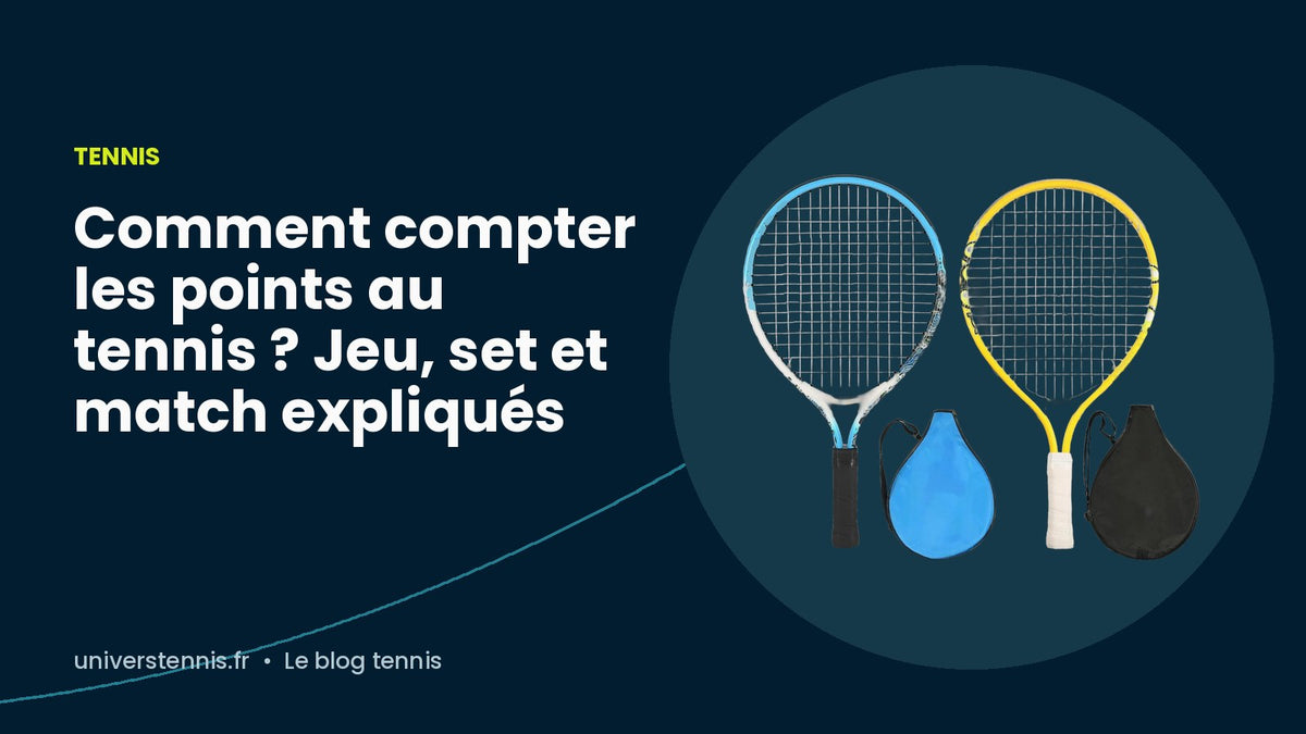 Comment compter les points au tennis ? Jeu, set et match expliqués