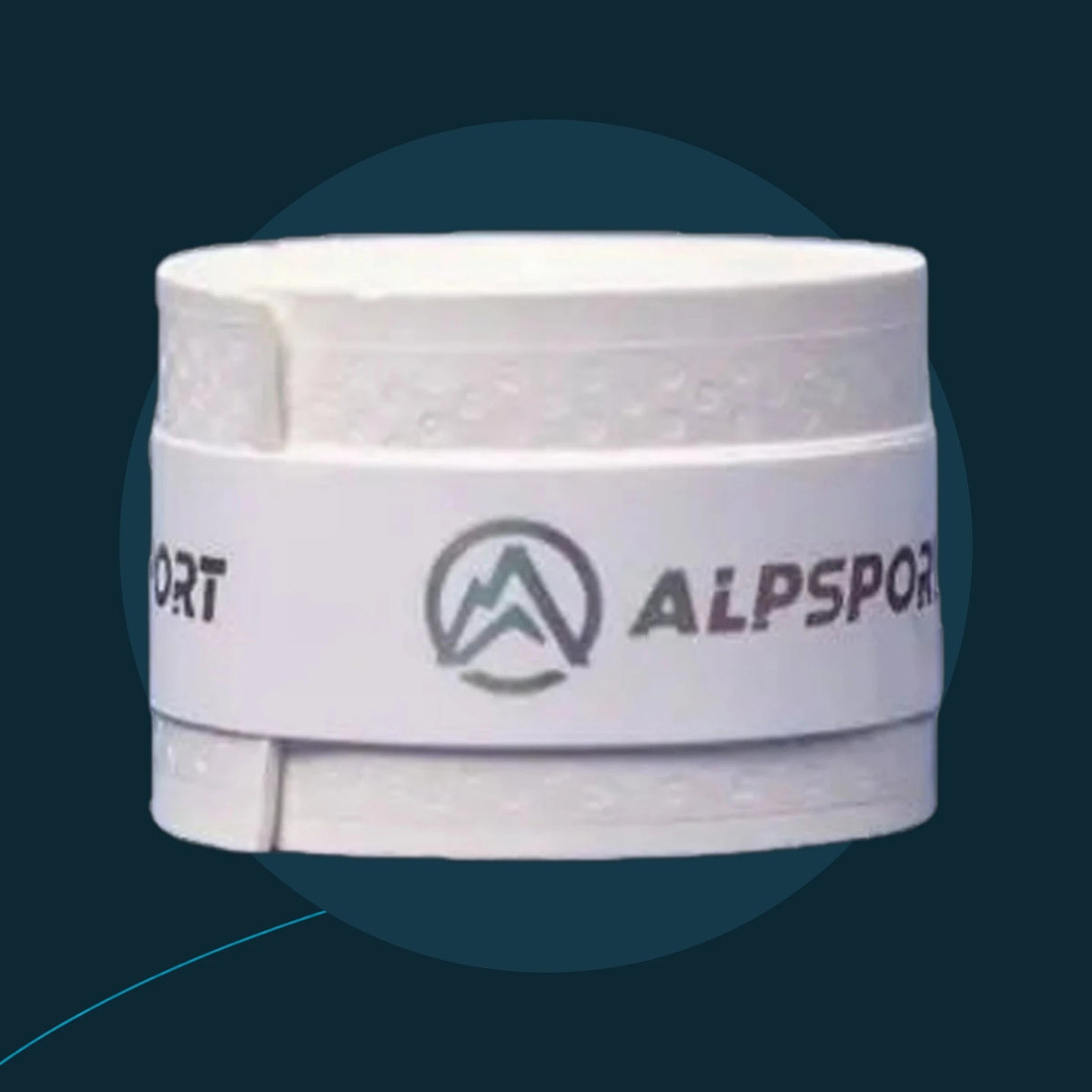 Bande de protection pour raquette de tennis Alpsport blanche