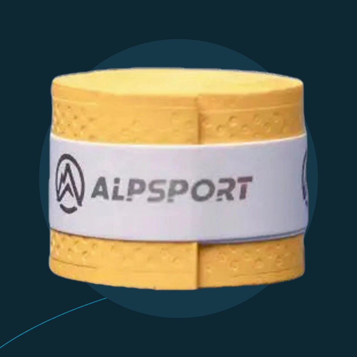 Bande de protection pour raquette de tennis Alpsport jaune