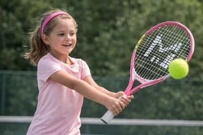 Enfant jouant avec la raquette de tennis ZentraPro