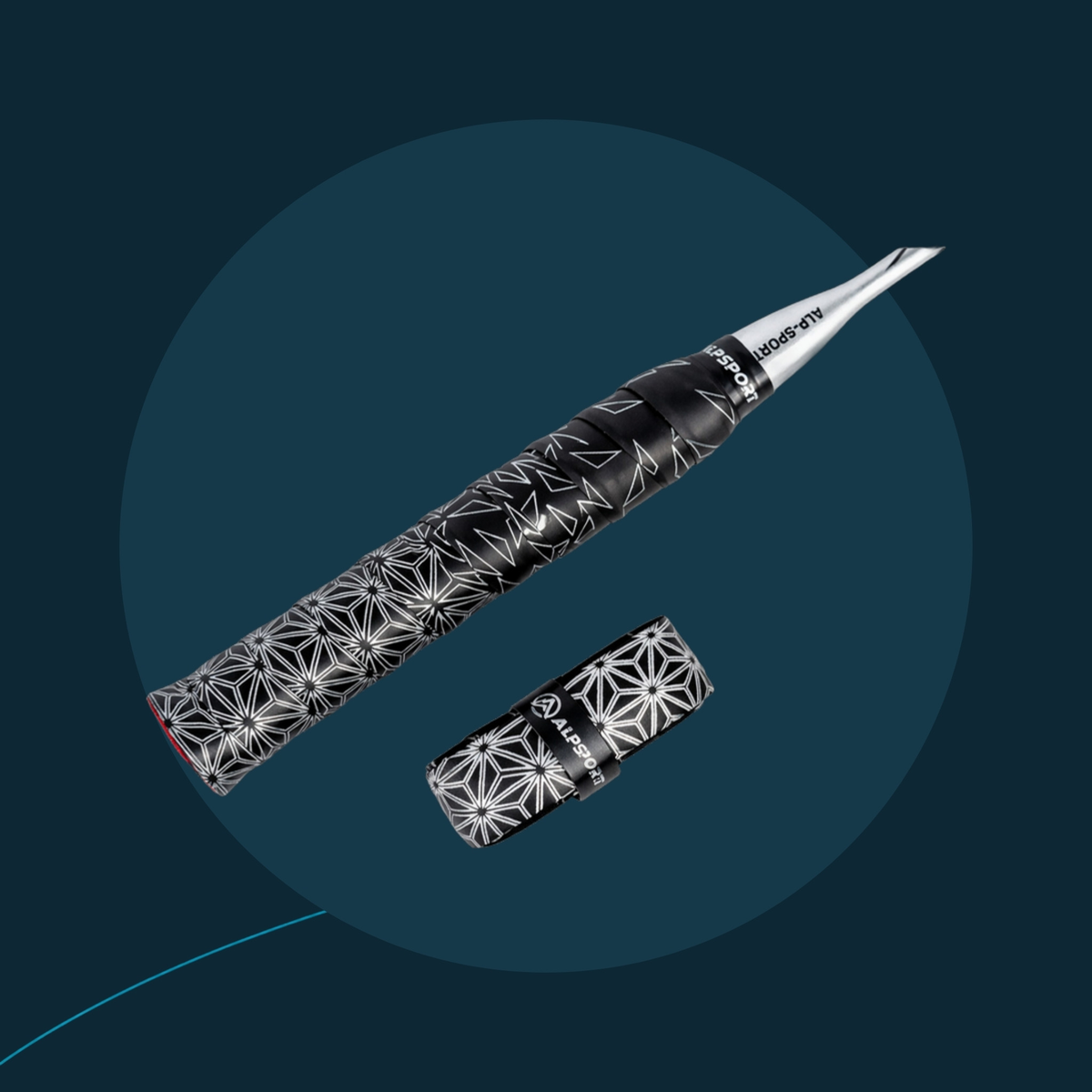 Grip de raquette de tennis ZentraPro argent