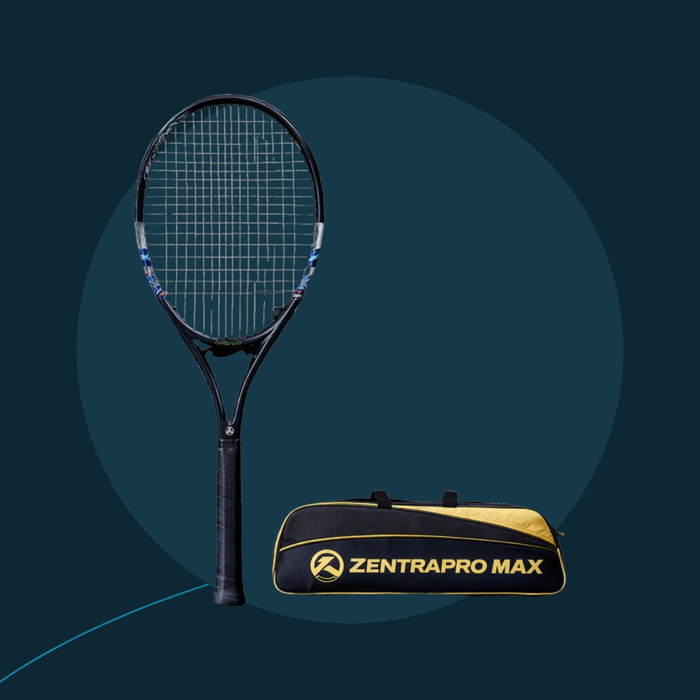 Raquette de tennis adulte Zentra MAX – Noire ou blanche